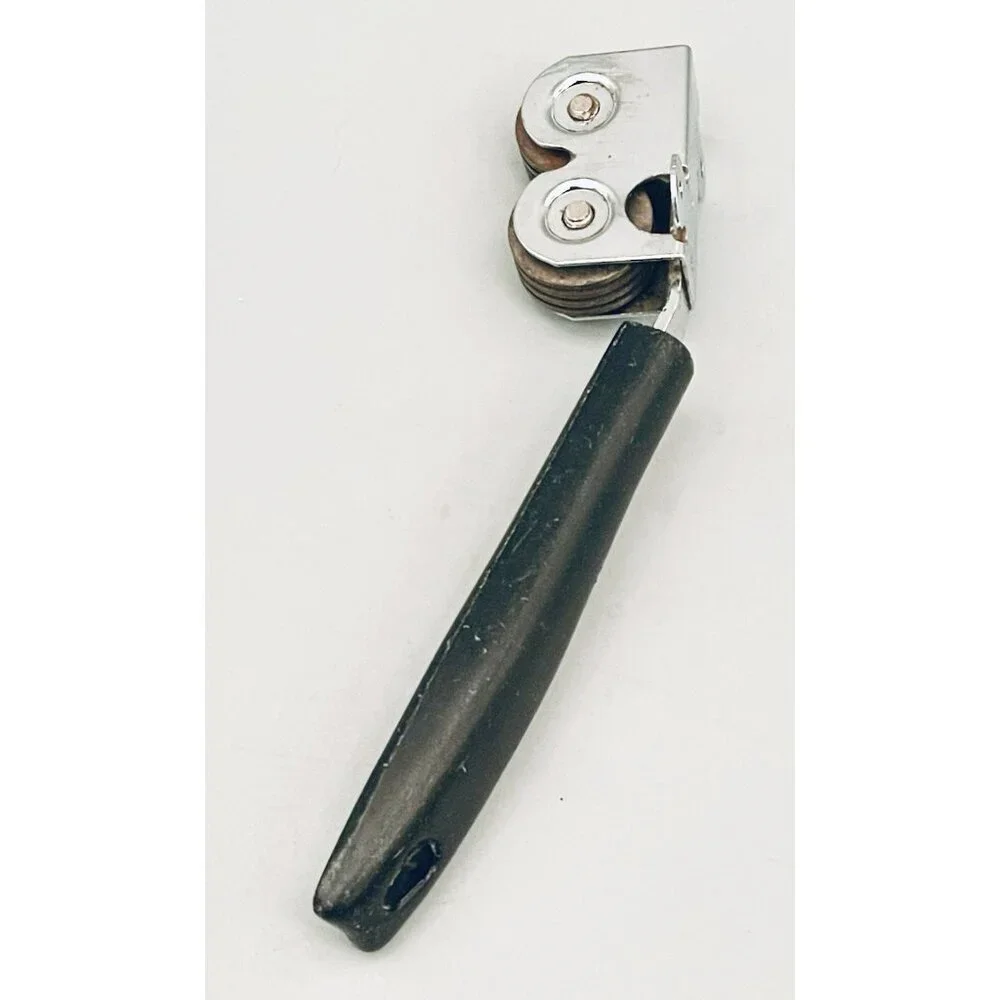 MCM Ekco Chrome Plated Pull Through Knife Sharpener 6.5” Retro Gadget Vintage